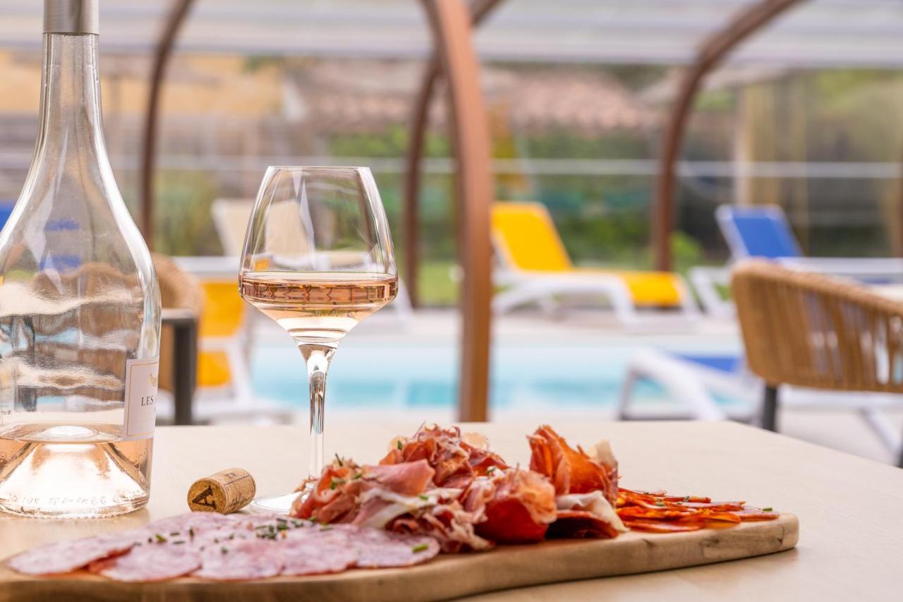 Logis Hotel Restaurant Le Clos Fleuri Castelnaudary Exterior photo