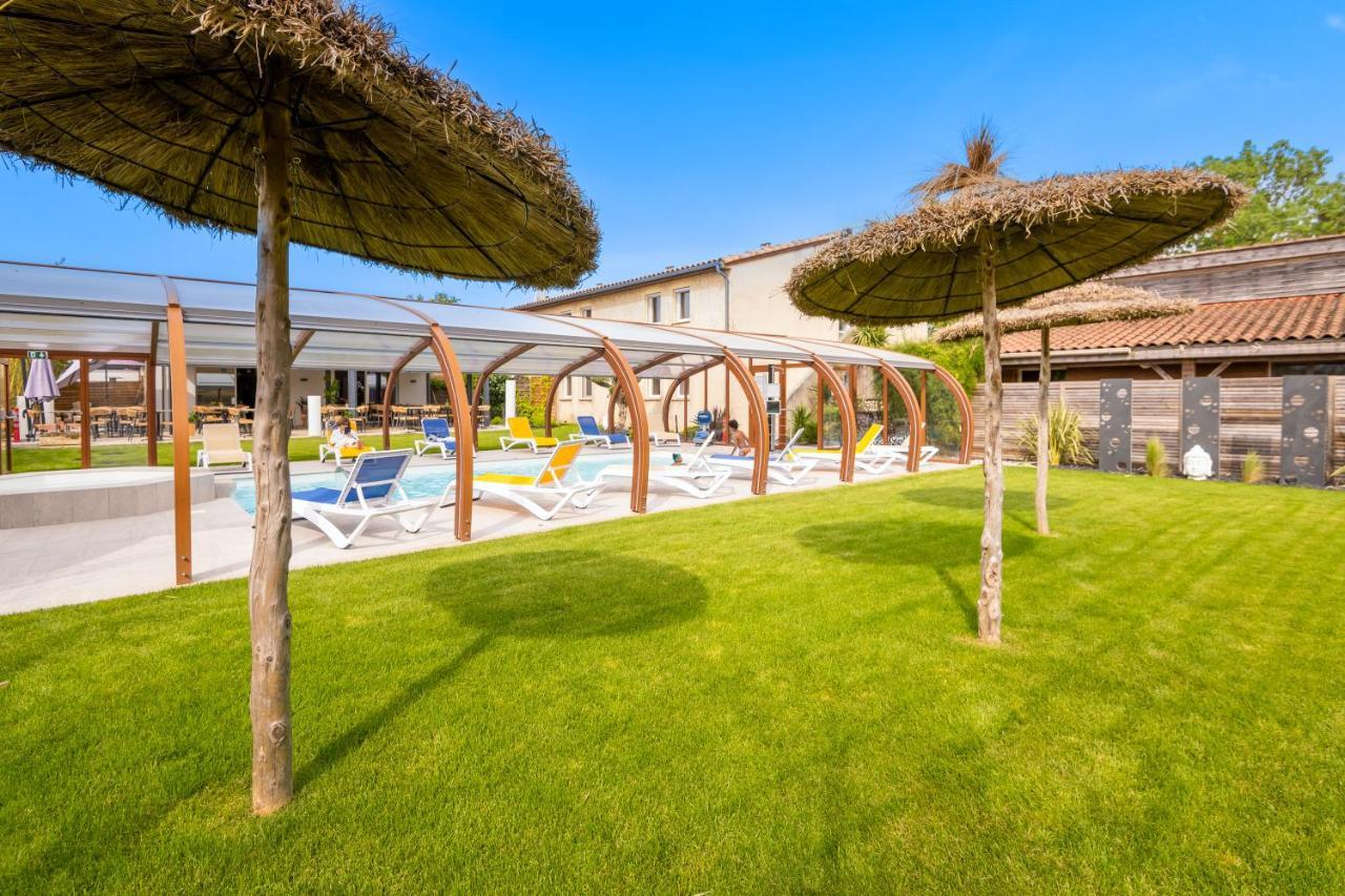 Logis Hotel Restaurant Le Clos Fleuri Castelnaudary Exterior photo