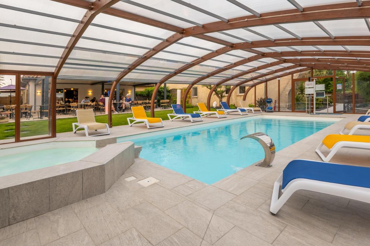 Logis Hotel Restaurant Le Clos Fleuri Castelnaudary Exterior photo